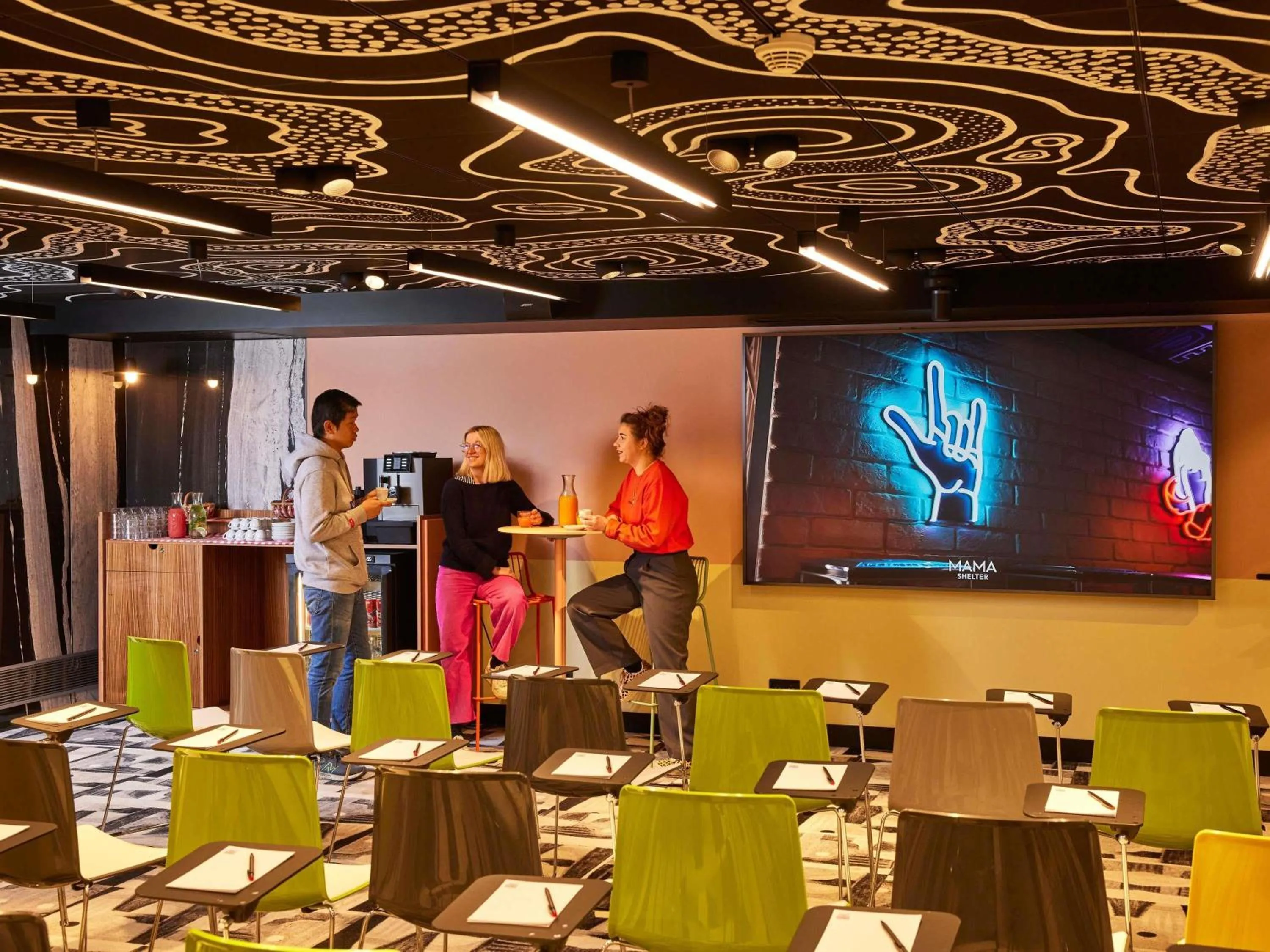 Meeting/conference room in Mama Shelter Dijon