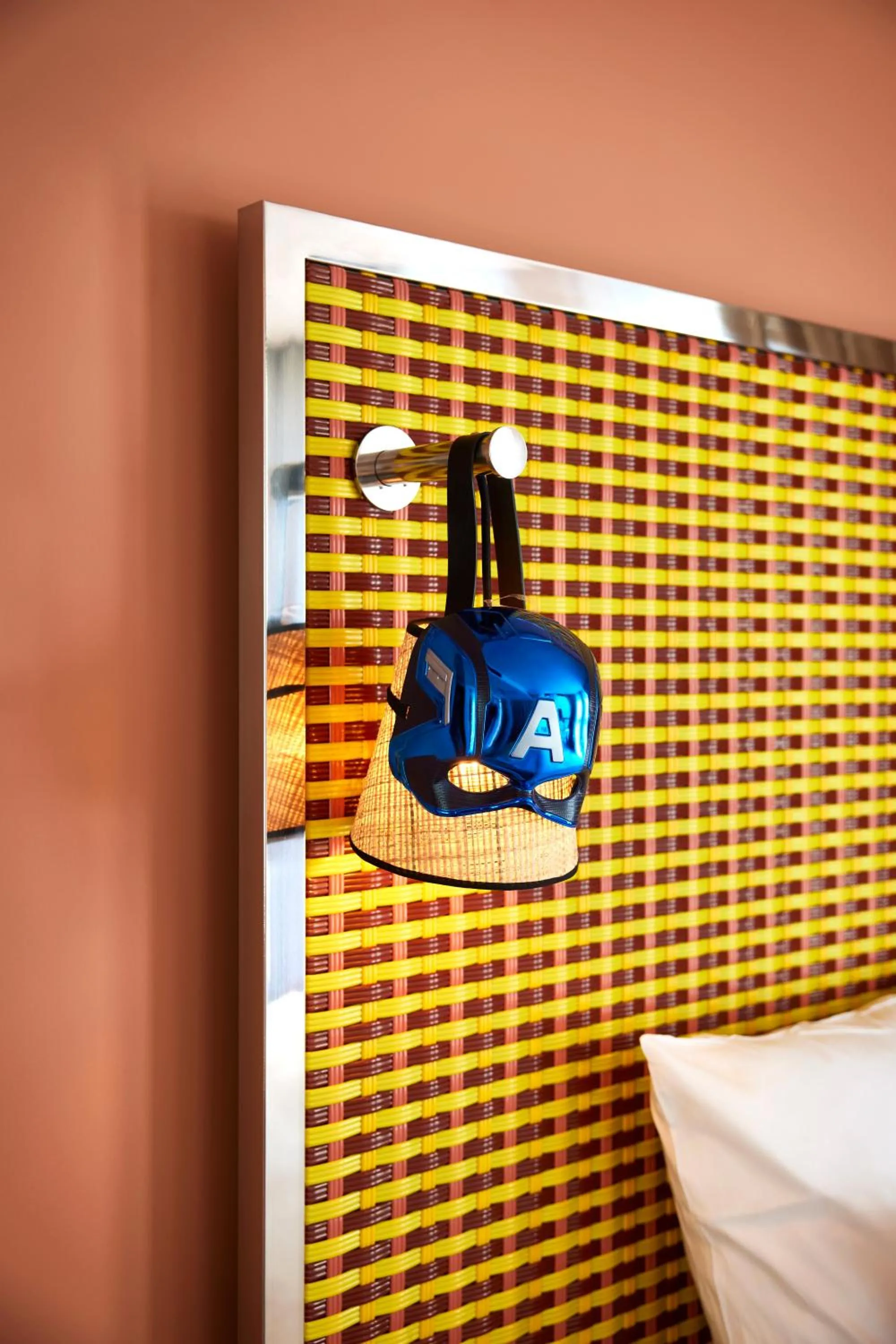 Bedroom in Mama Shelter Dijon