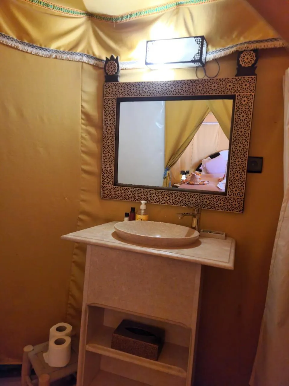 Bathroom in Horaz desert Camp