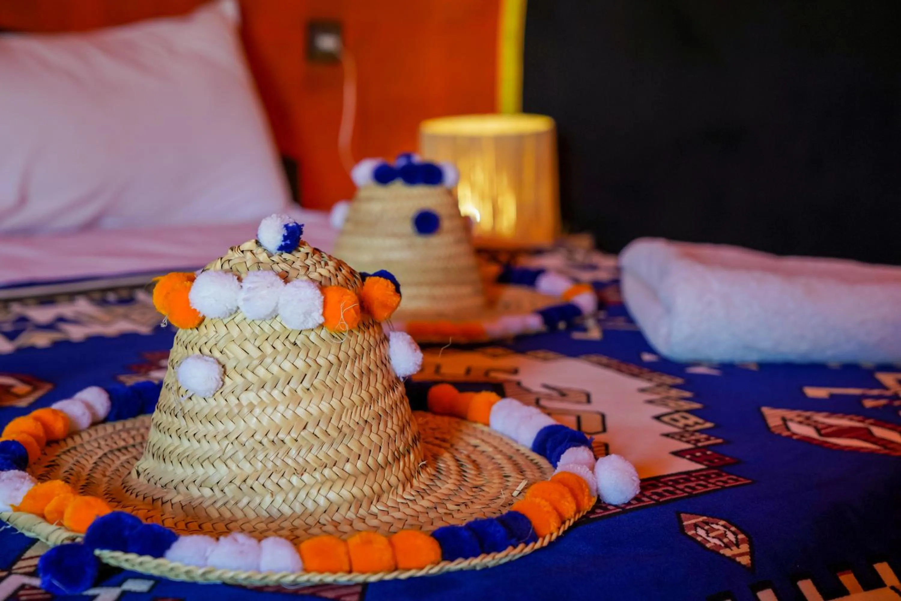 Bed in Horaz desert Camp
