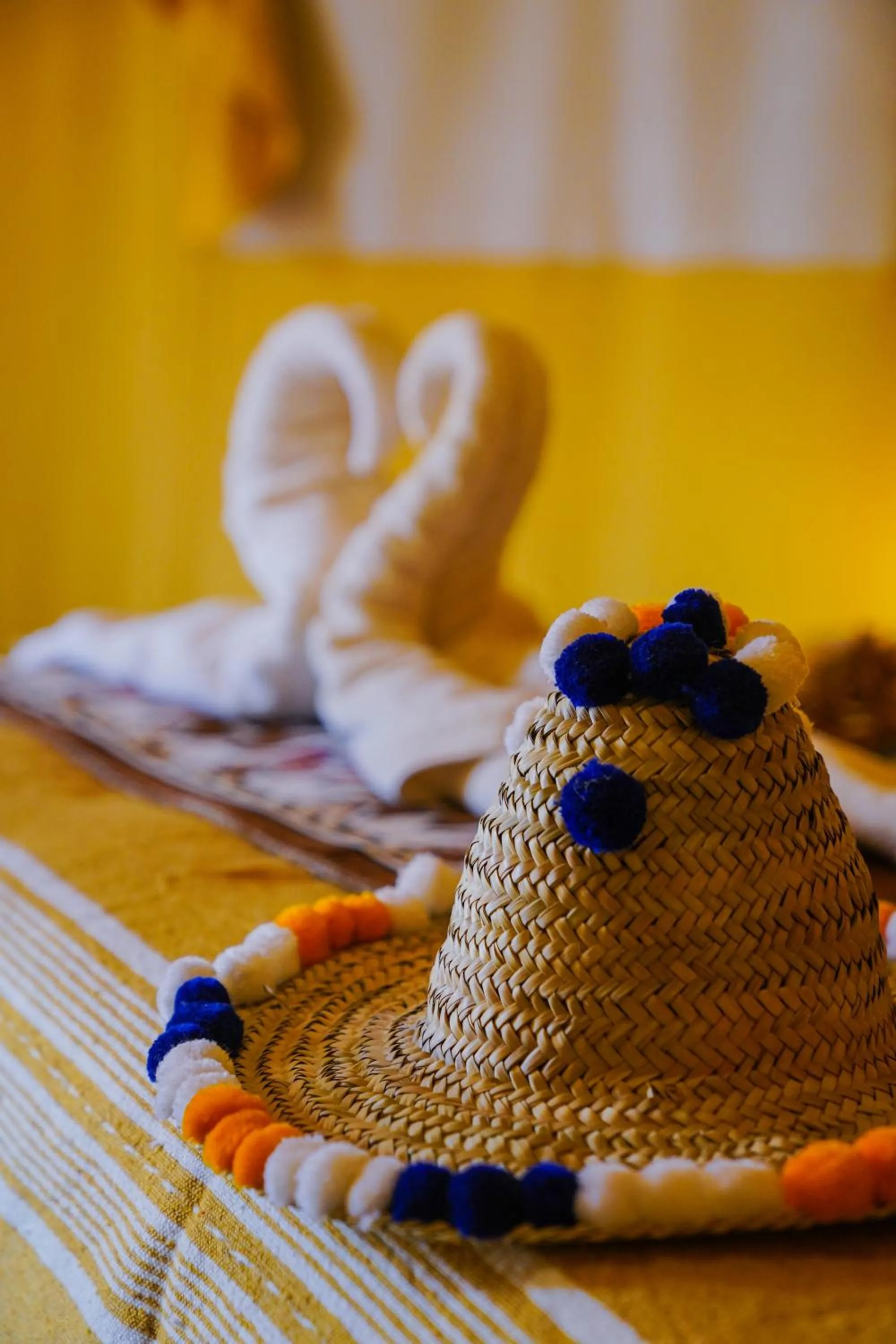 Bed in Horaz desert Camp