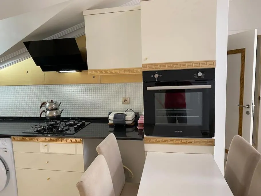 Kitchen or kitchenette in AKBÜK Palace Resıdence