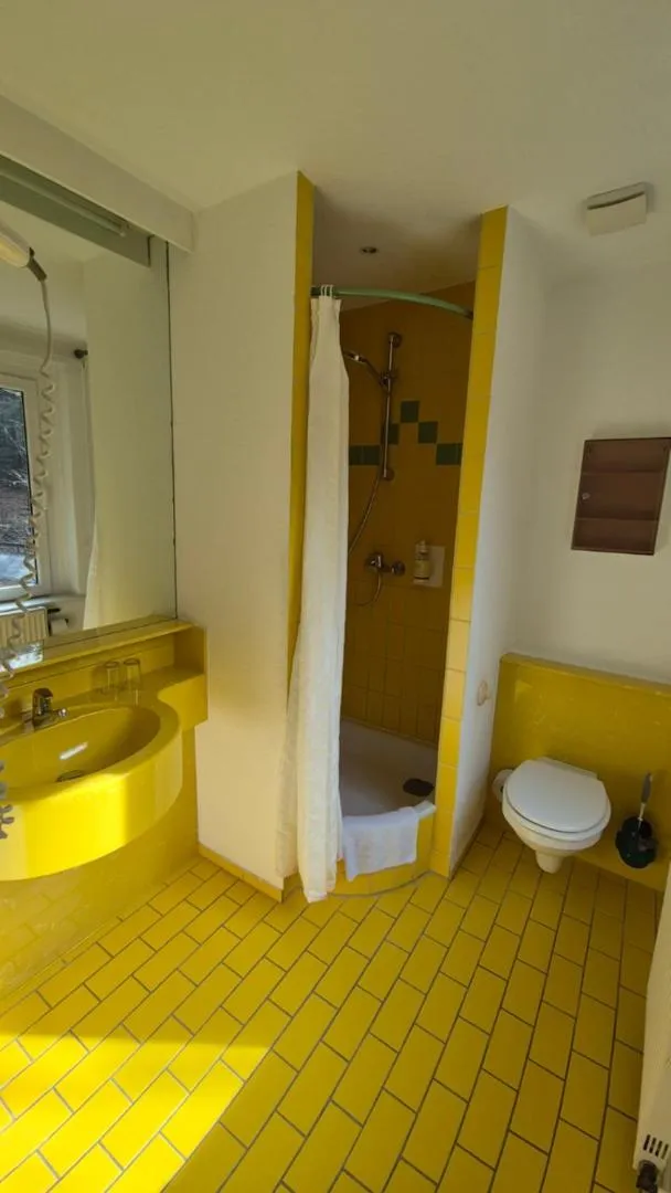 Bathroom in Naturhotel Forsthaus
