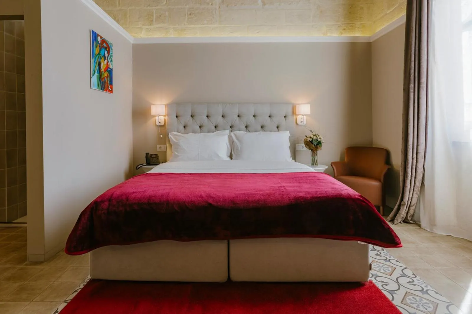 Bed in IBB Hotel Palazzo Bettina Malta