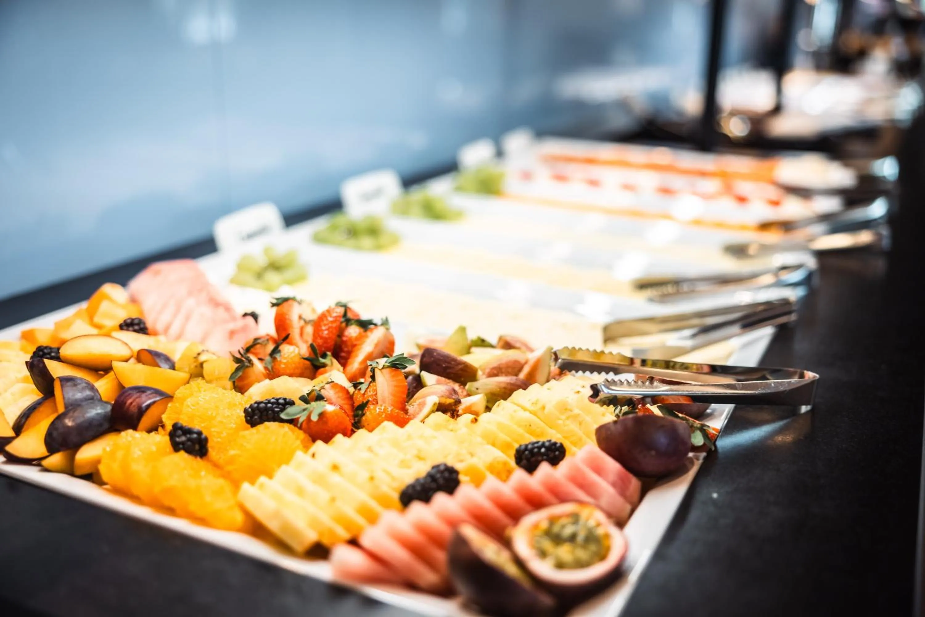 Buffet breakfast in Seehotel am Kaiserstrand