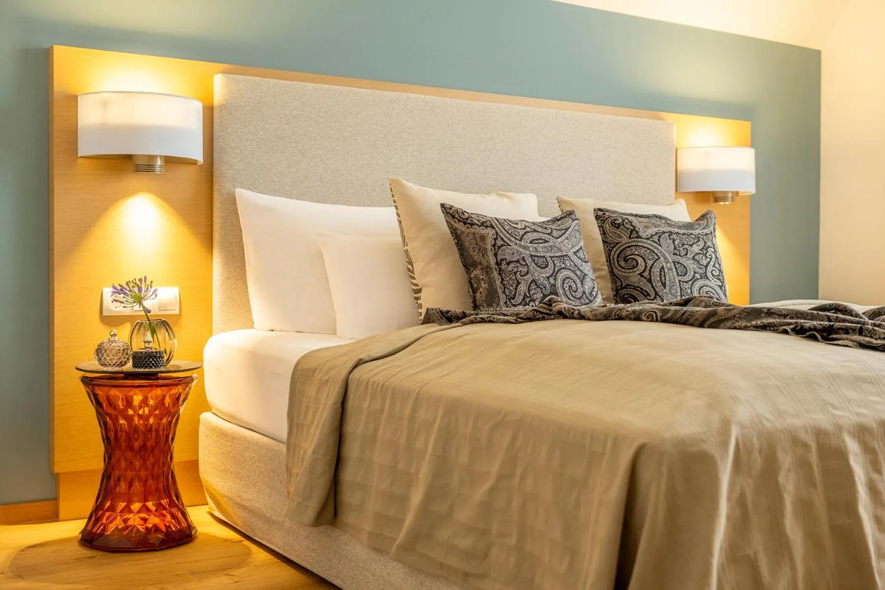 Bed in Seehotel am Kaiserstrand