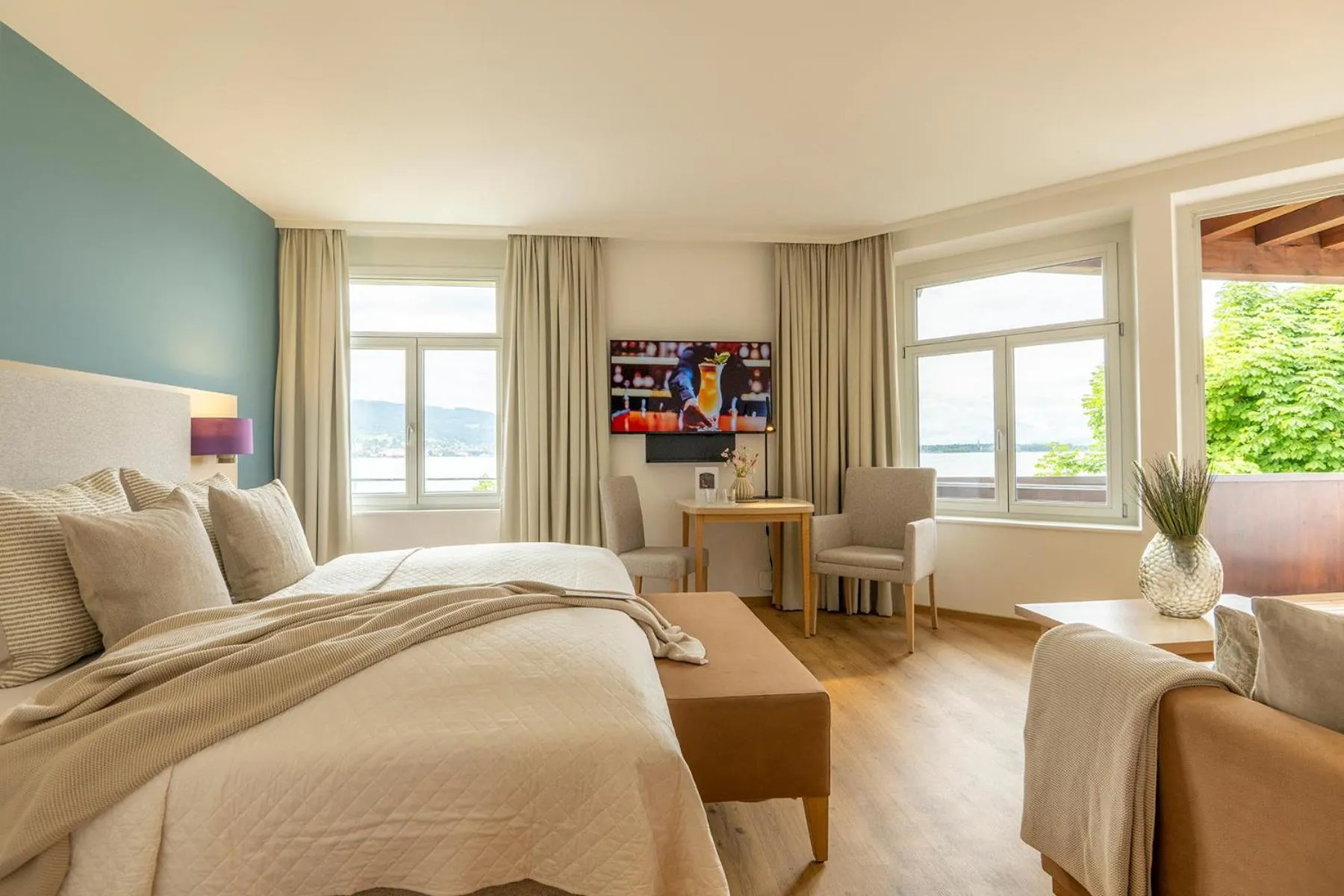 Bed in Seehotel am Kaiserstrand