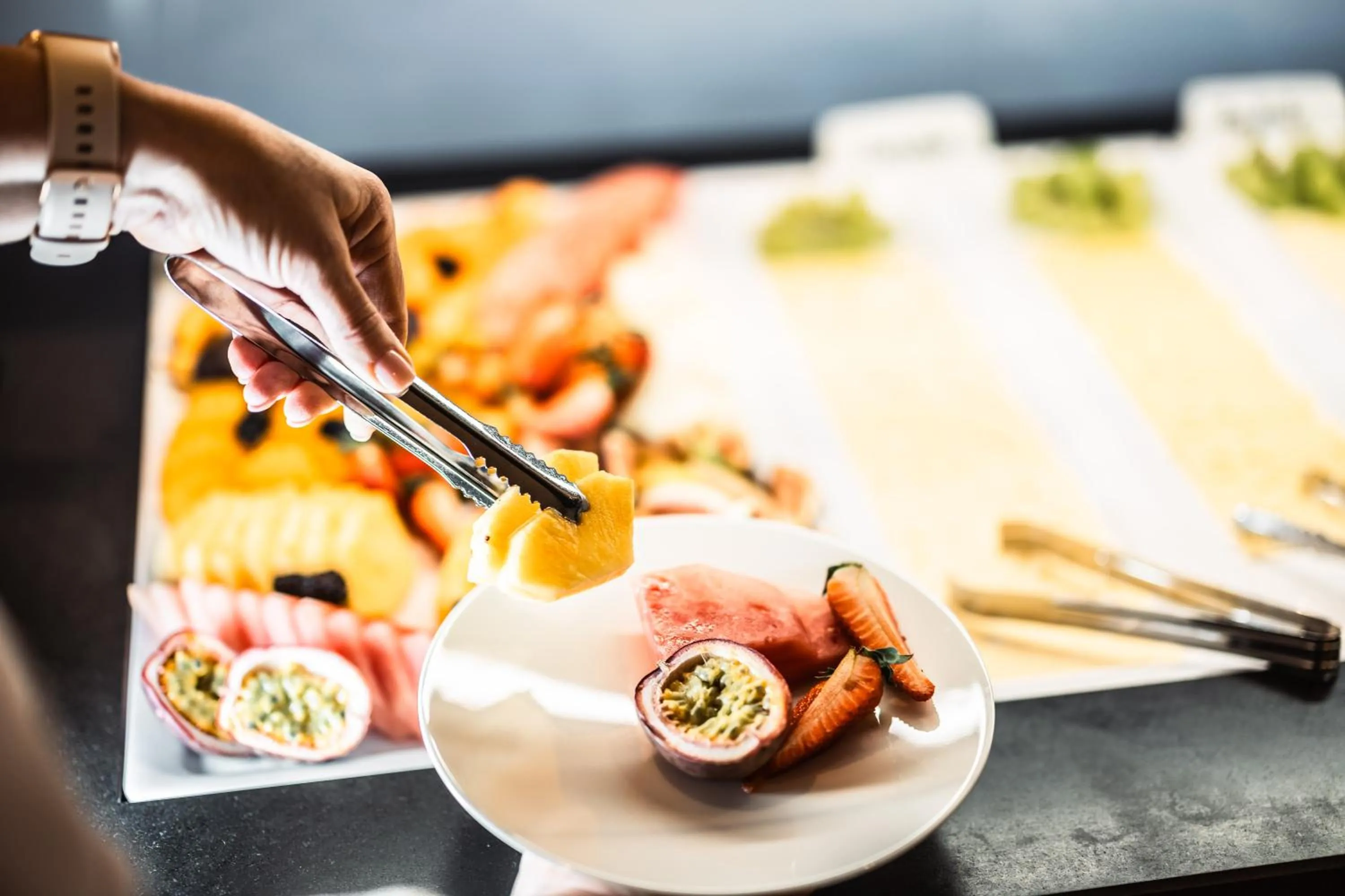 Buffet breakfast in Seehotel am Kaiserstrand