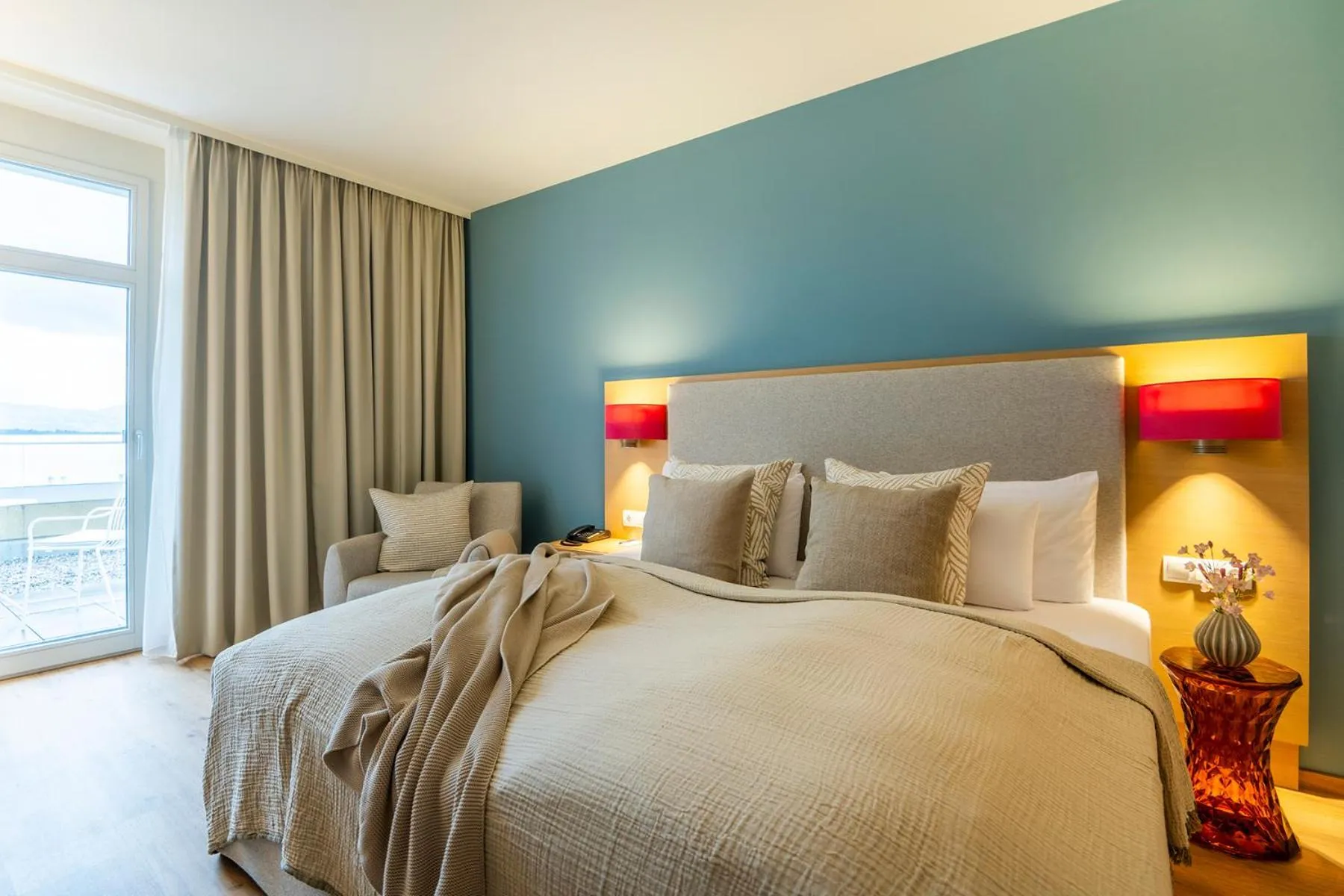 Bed in Seehotel am Kaiserstrand