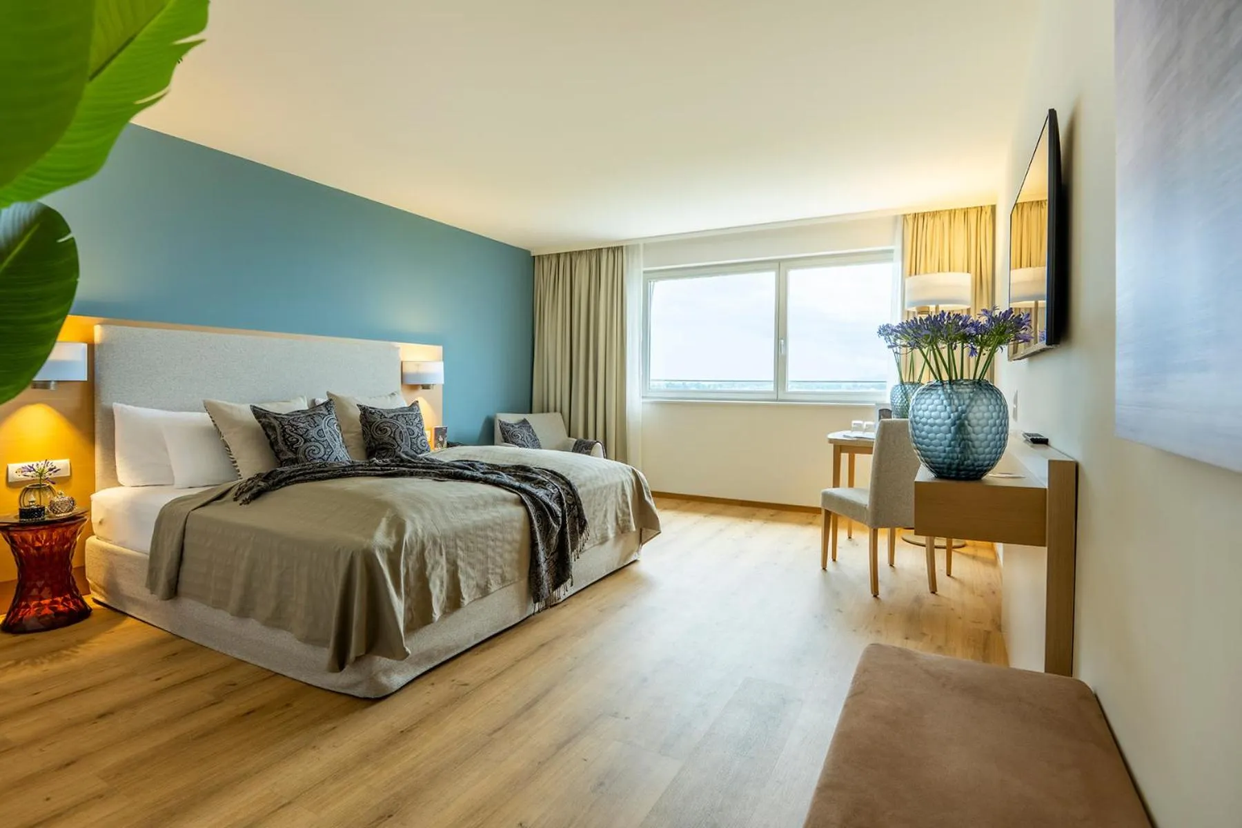 Bedroom, Bed in Seehotel am Kaiserstrand