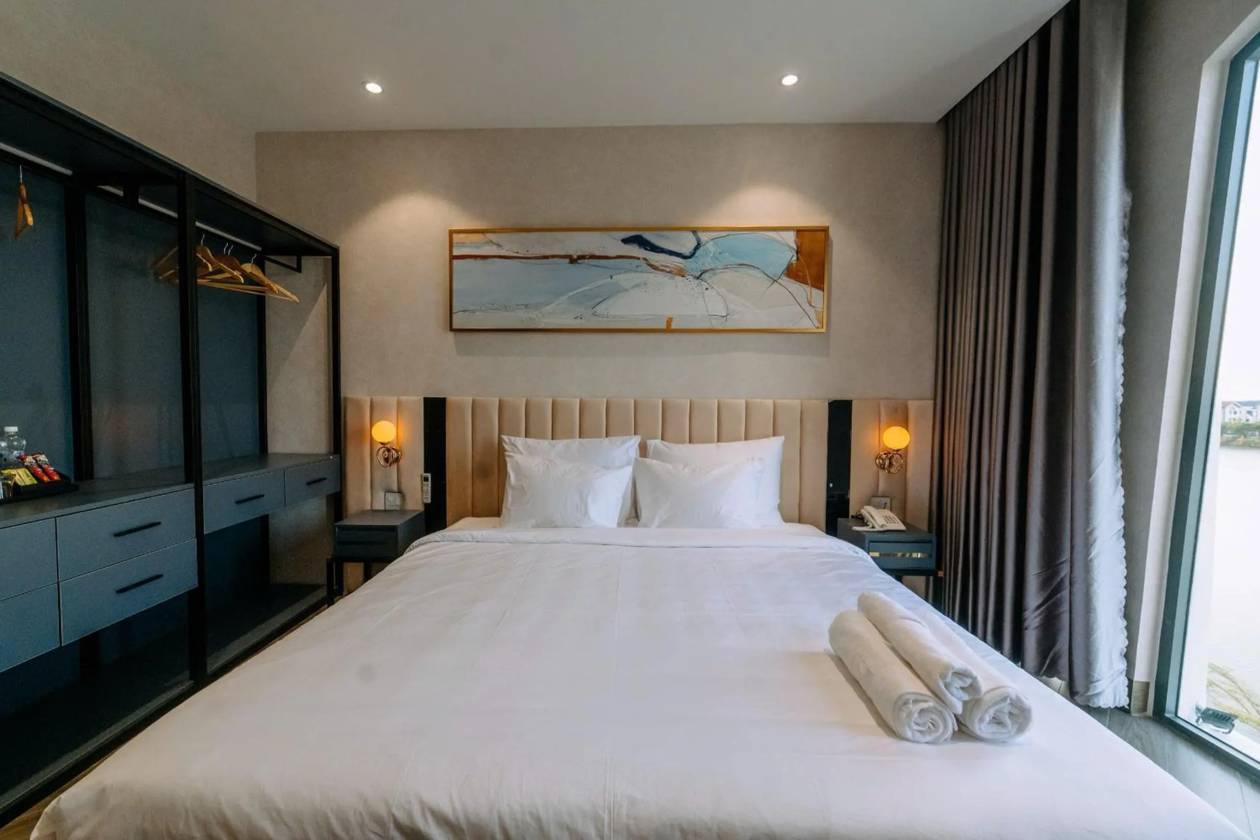 Bed in La Beaute Hotel - Quy Nhơn