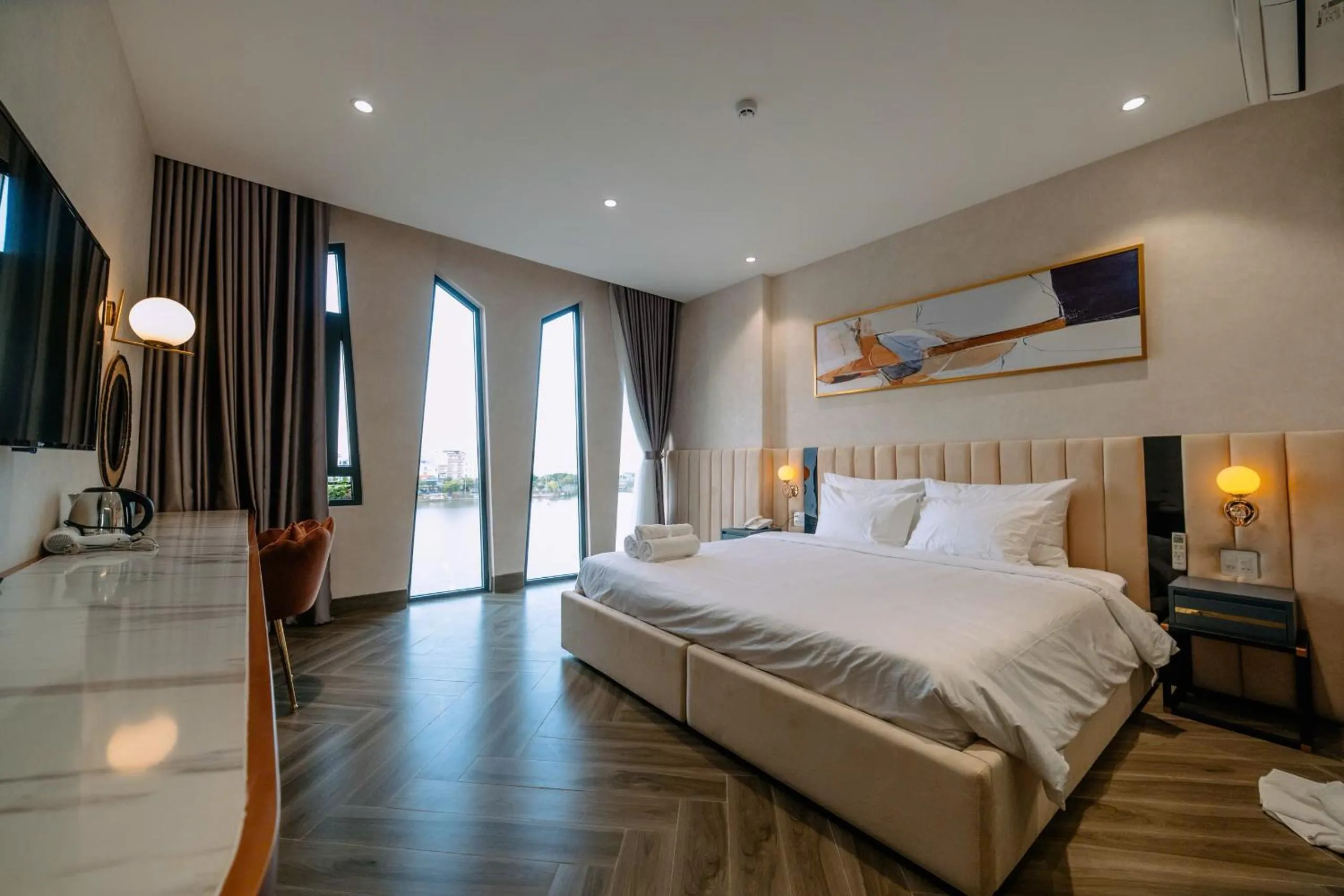 Bed in La Beaute Hotel - Quy Nhơn