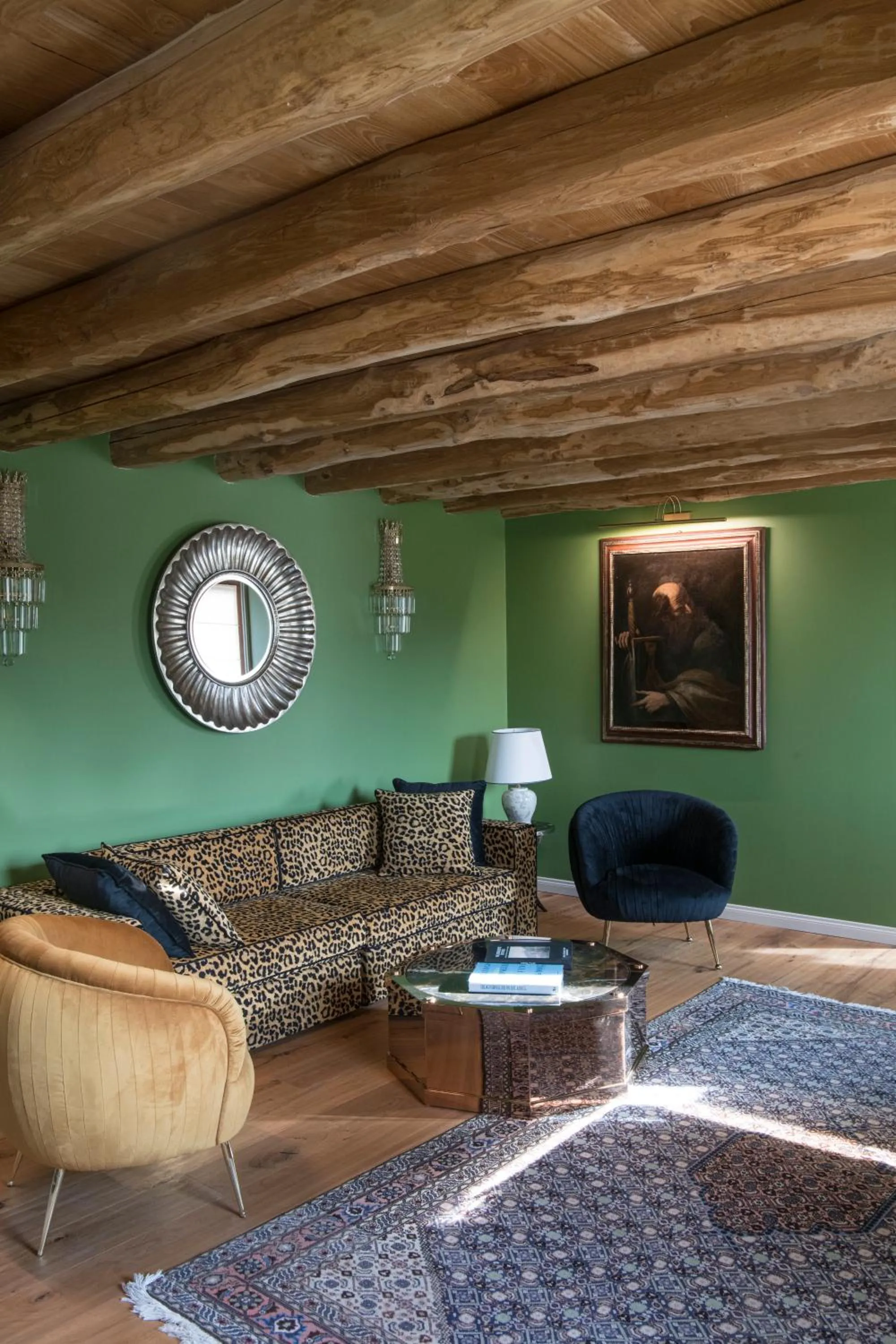 Communal lounge/ TV room in Casa Valdo Country House