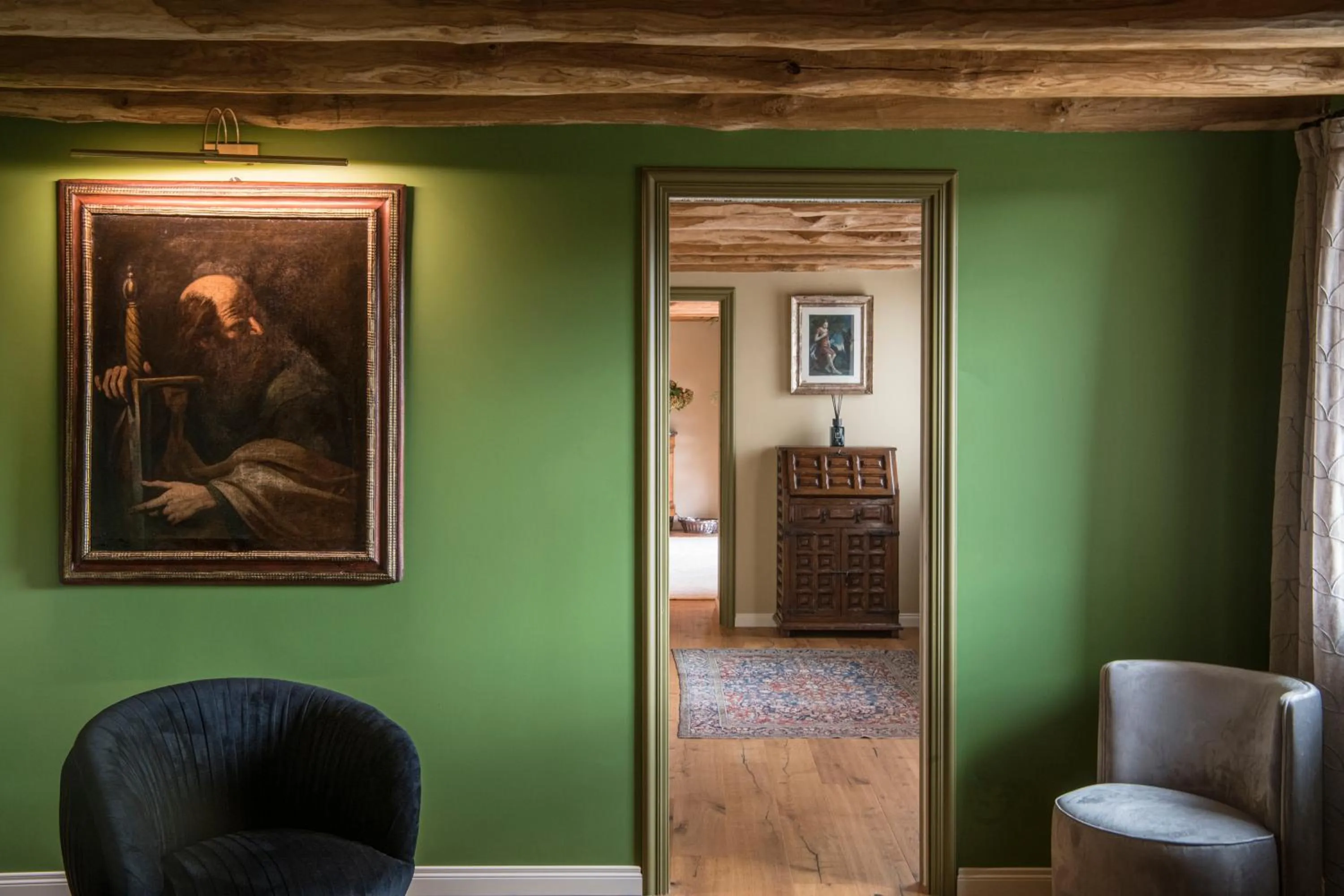 Communal lounge/ TV room in Casa Valdo Country House