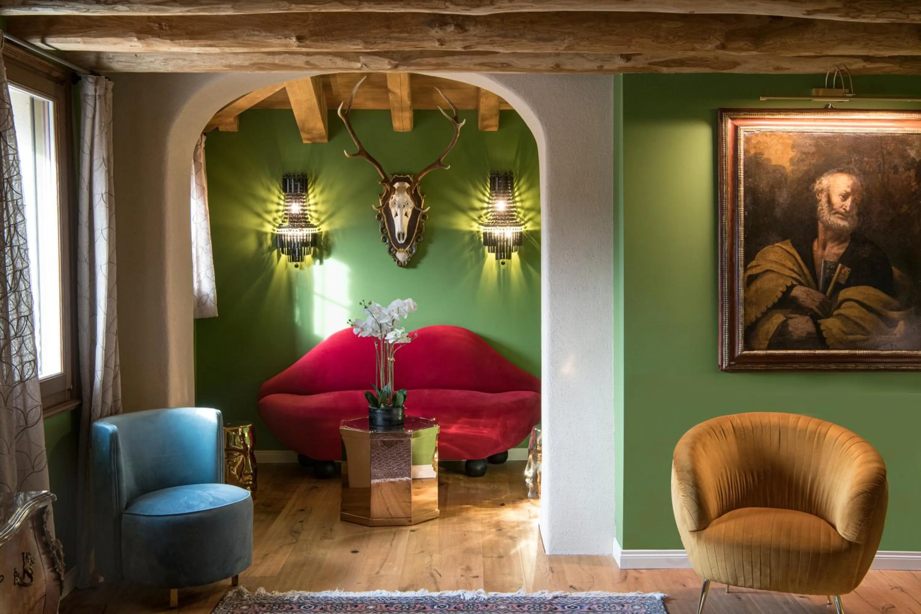 Communal lounge/ TV room in Casa Valdo Country House