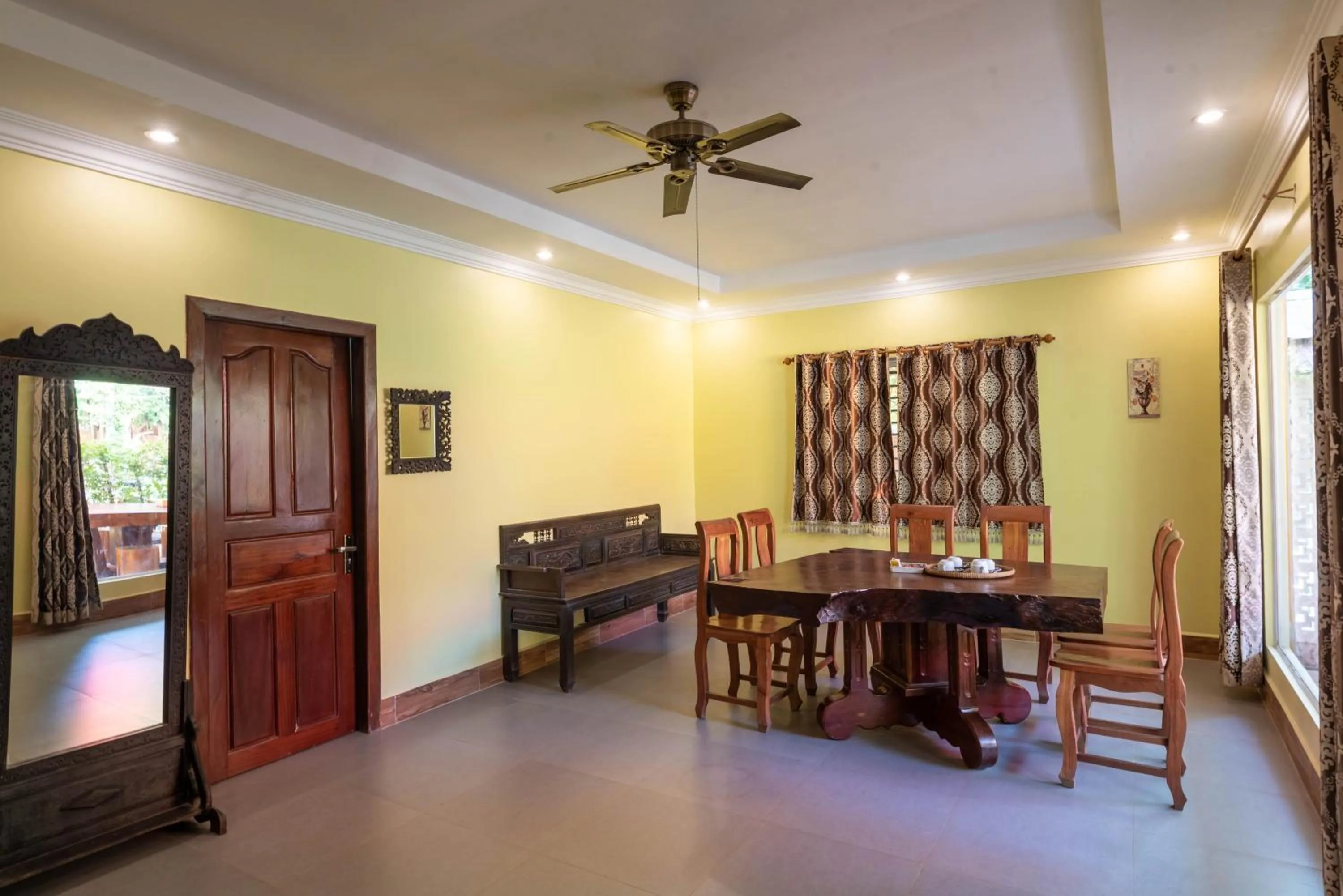 Dining area in Boyada Villa Siem Reap