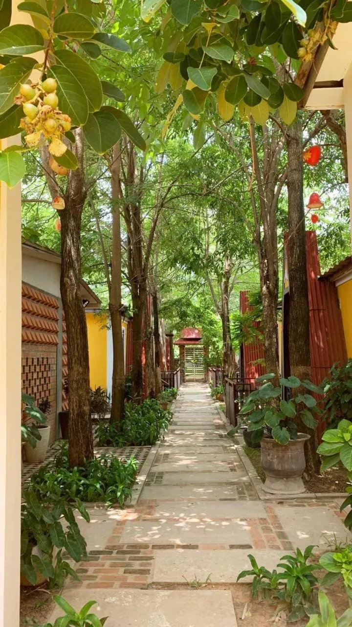 Garden view in Boyada Villa Siem Reap