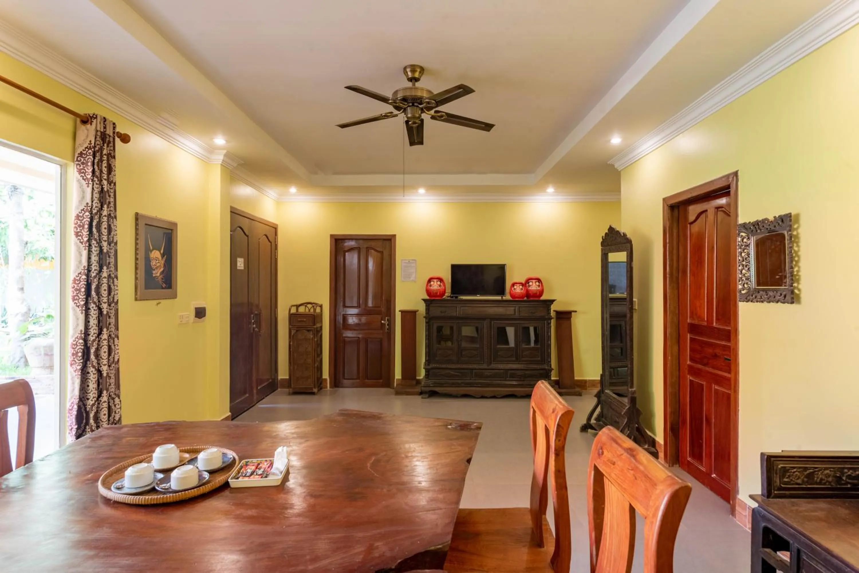 Dining area in Boyada Villa Siem Reap
