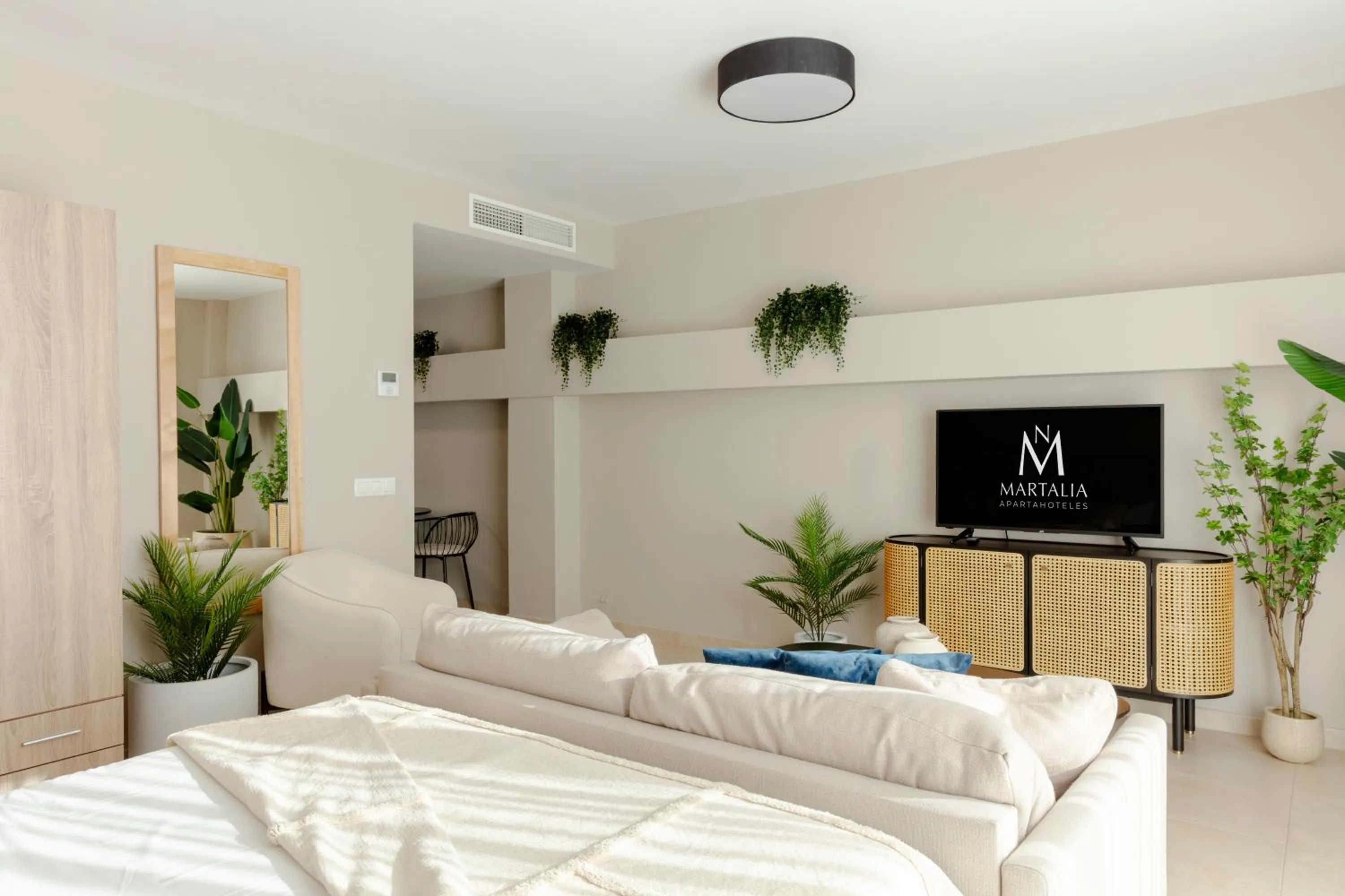 Bedroom, Bed in Apartamentos Martalia Áticos Deluxe