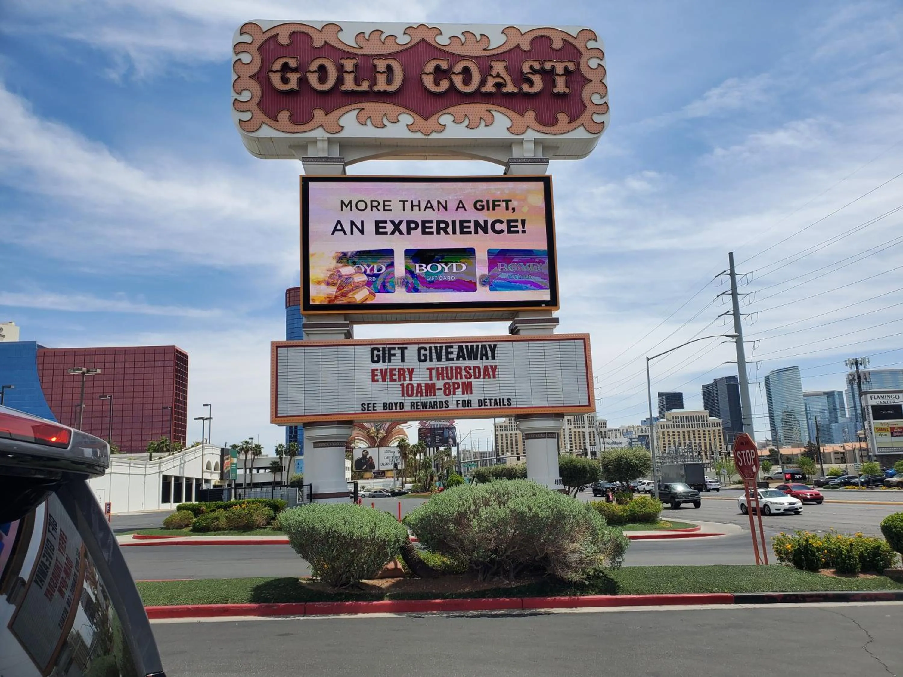 Property building in Gold Coast Casino by the Strip Las Vegas