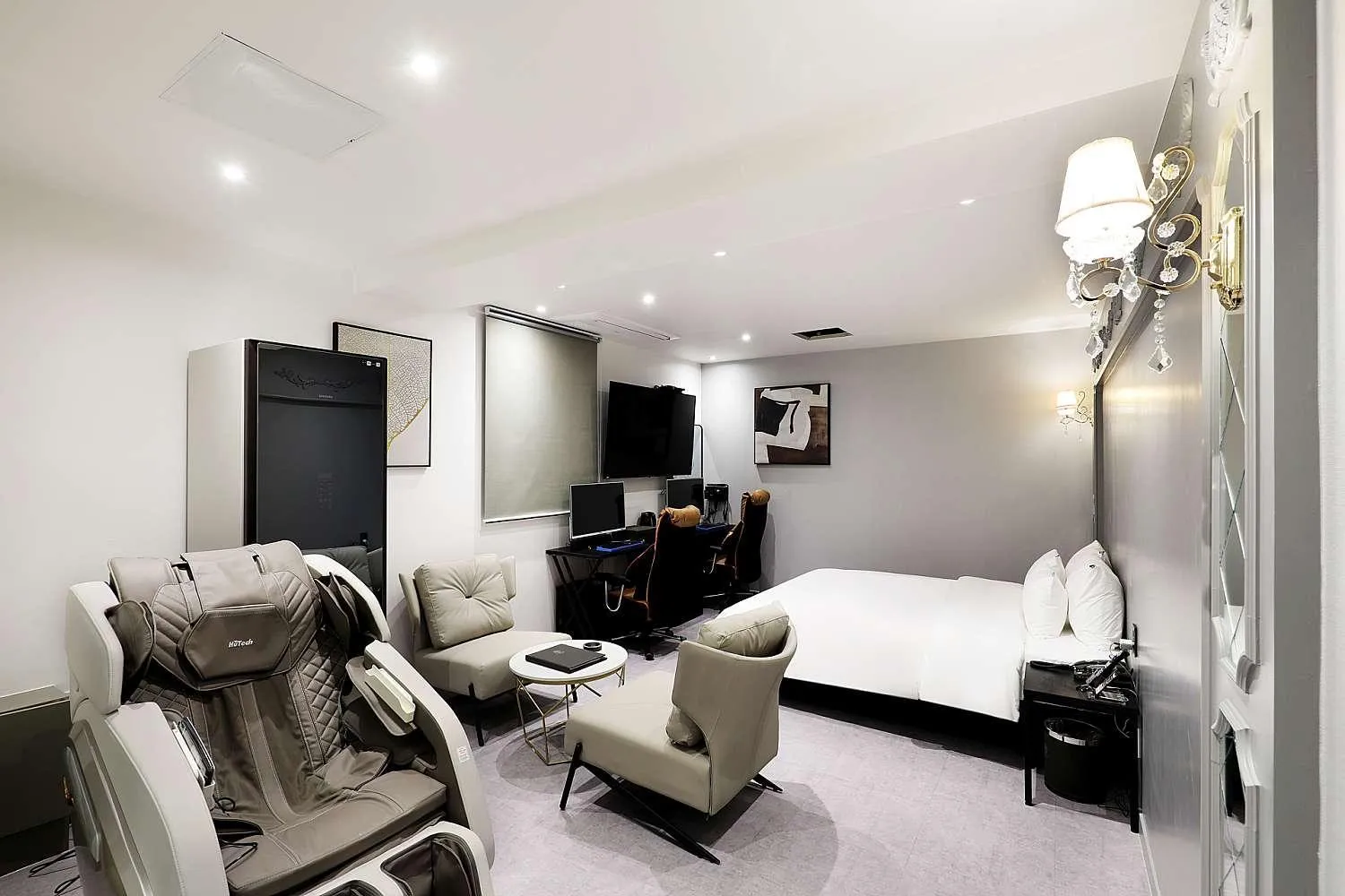 Bed in Mariposa Hotel Songtan