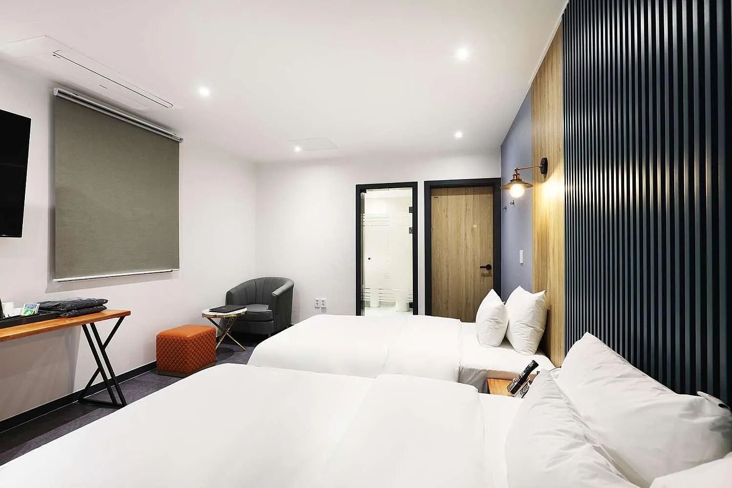 Bed in Mariposa Hotel Songtan