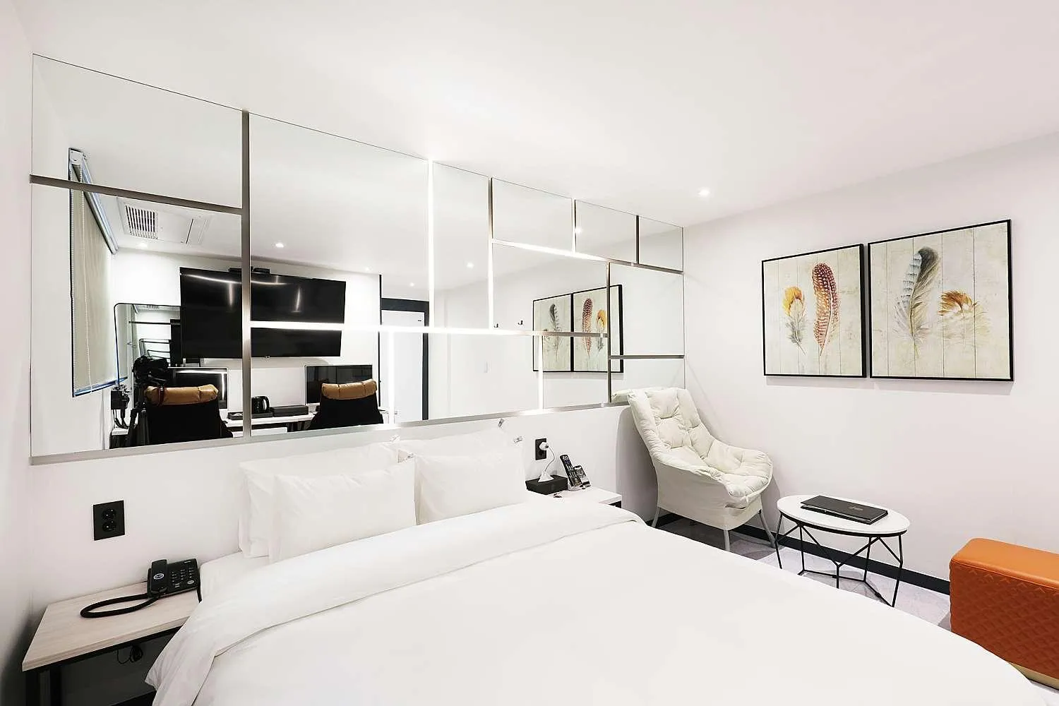 Bed in Mariposa Hotel Songtan