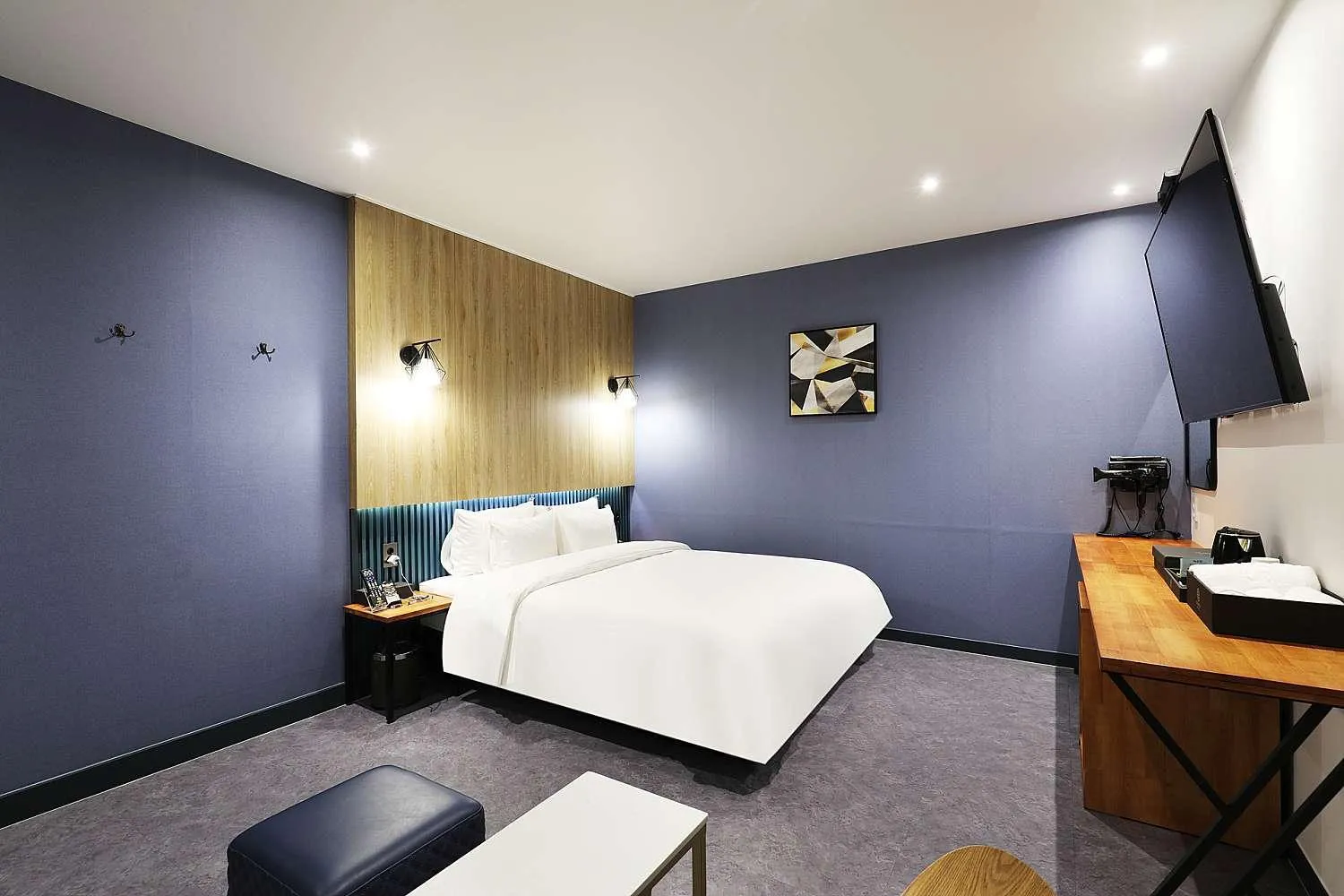 Coffee/tea facilities, Bed in Mariposa Hotel Songtan