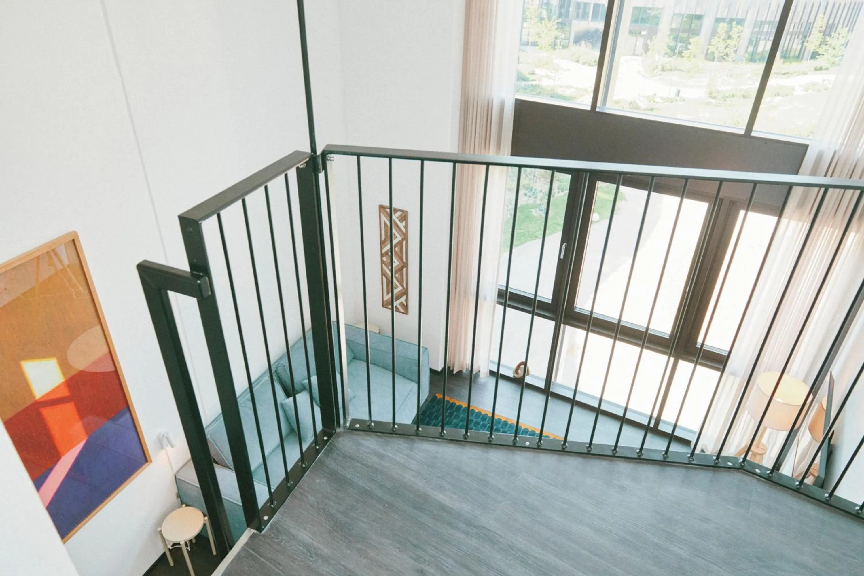 Living room, Bed in The Forest apartments by Daniel&Jacob's